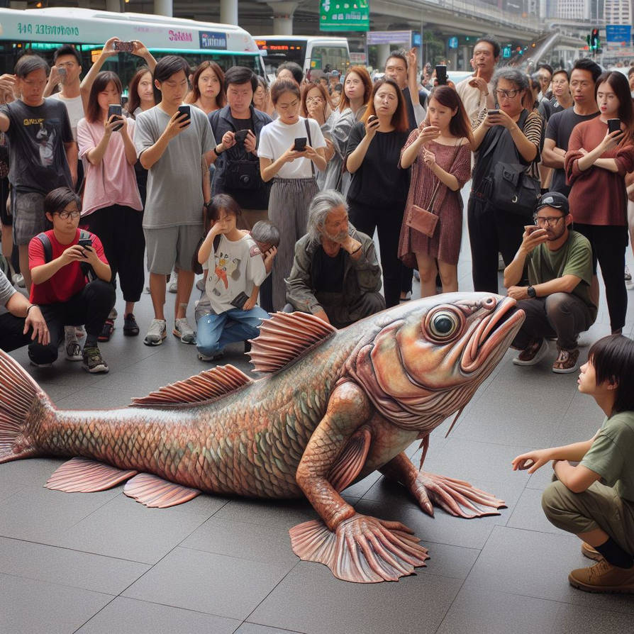 Fish transformation gone too far by slickskin on DeviantArt
