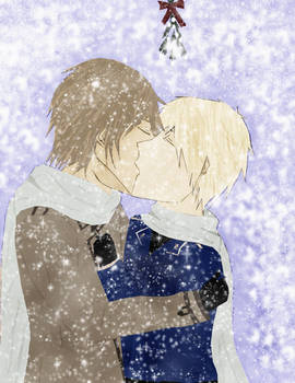 RusPru Christmas Kiss