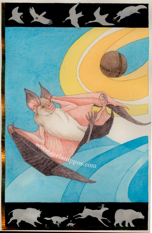 Bat and the Ball Game by melanippos