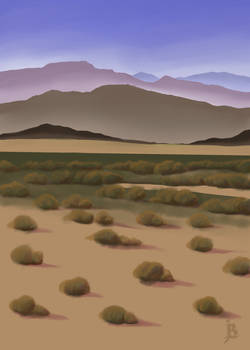 October 2016 Post Card: Mojave Desert