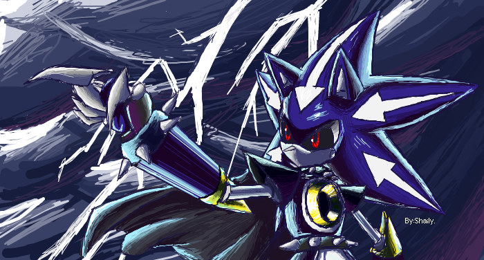 Super Neo Metal Sonic Colored! by MatakietheHedgewolf on DeviantArt