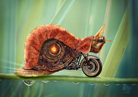 Snail steampunk