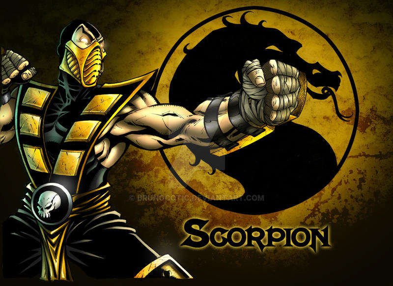 Scorpion Color pin up by BrunoCotic on DeviantArt