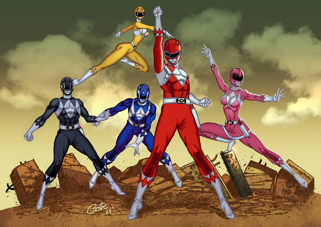 Power Rangers! by BrunoCotic on DeviantArt
