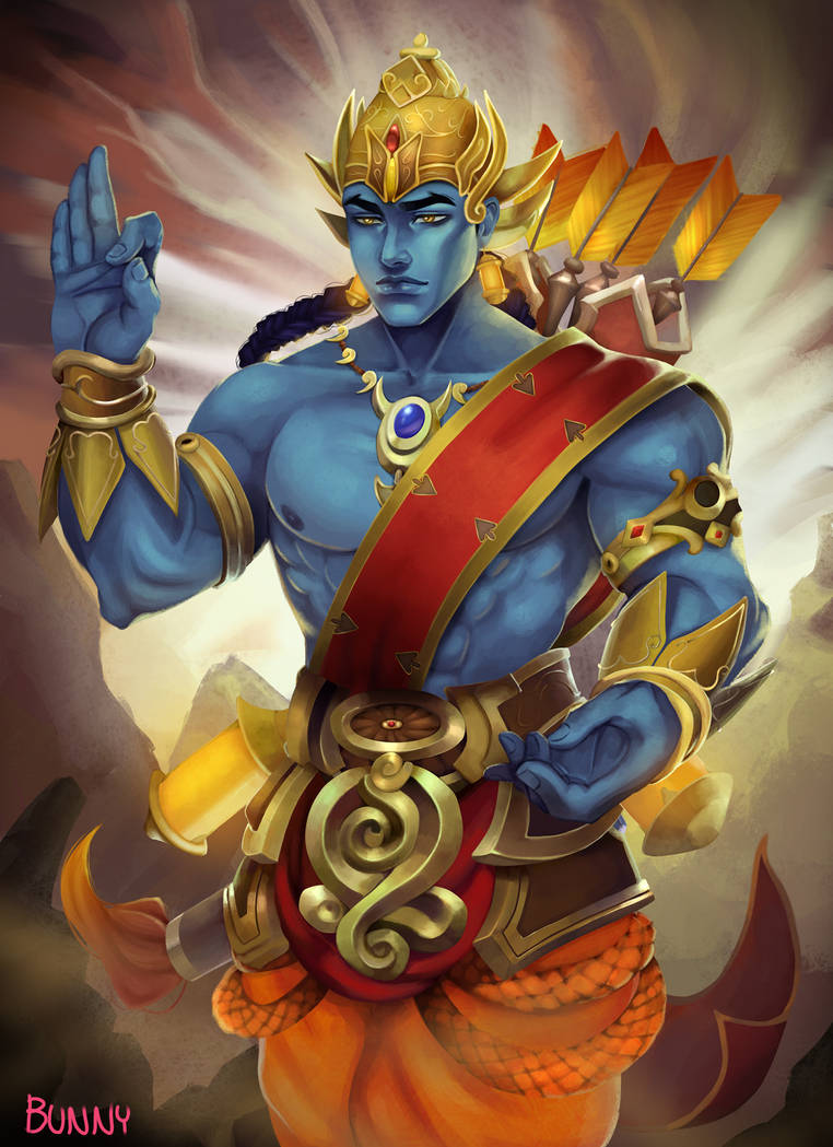 Rune Rama Rama card repaint by bunnytush on DeviantArt