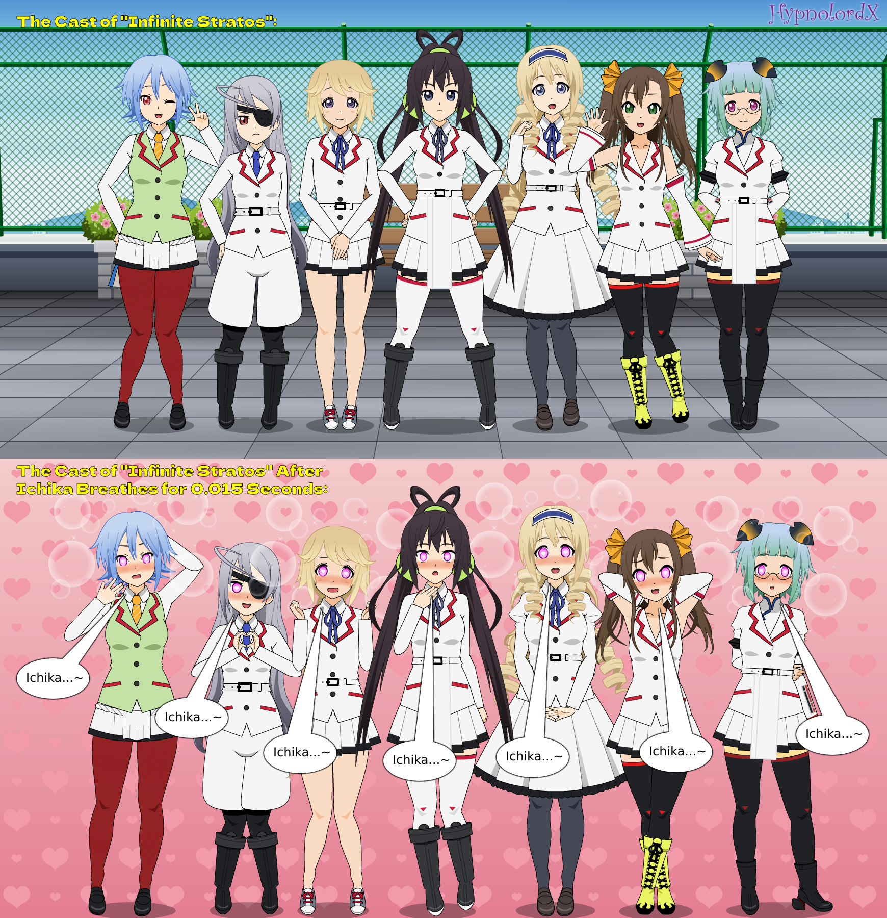 Infinite Stratos Characters by AuraMastr457 on DeviantArt