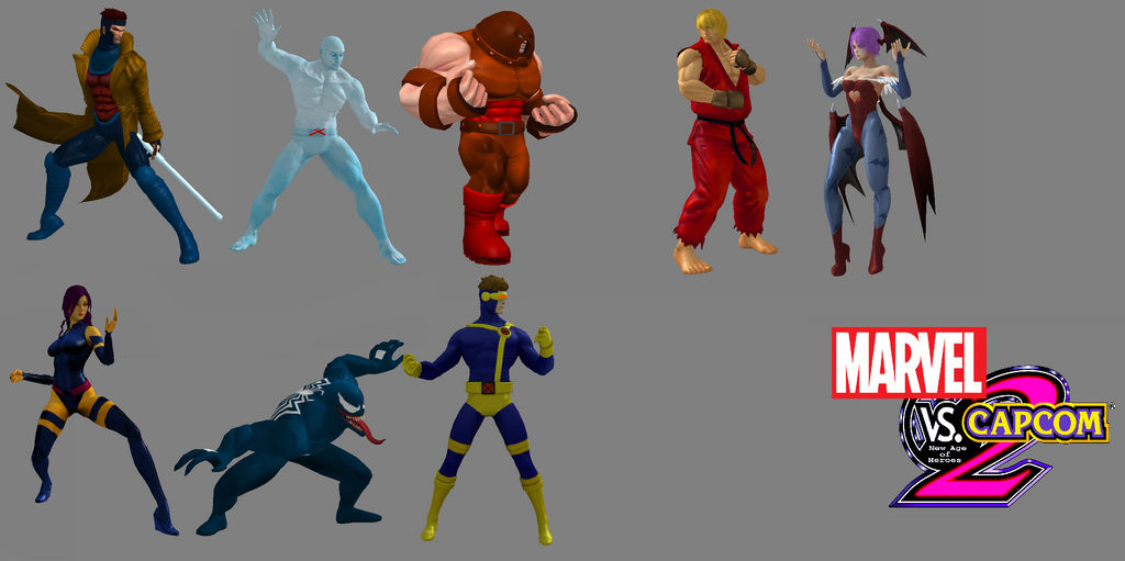 Mvc2 Mods Marvel v Capcom (2) XNA Mods (Not Downloadable)! by Kaiology on DeviantArt