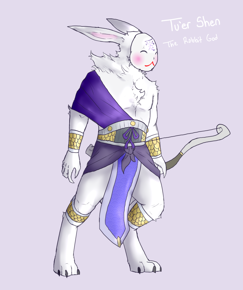Smite - Tu'er Shen, The Rabbit God by Kaiology on DeviantArt
