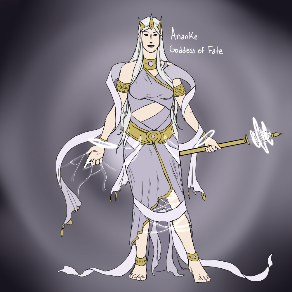 Smite Concept - Ananke, Goddess of Fate by Kaiology on DeviantArt