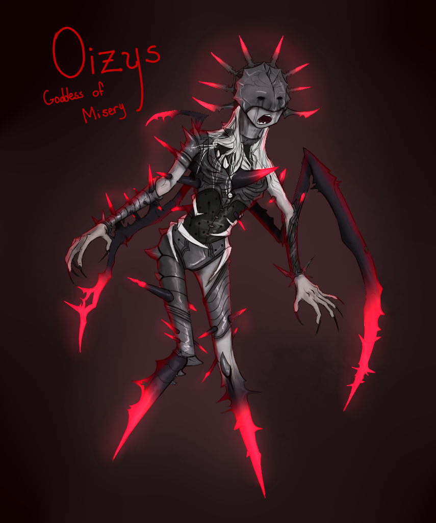 Smite Concept Oizys, Goddess of Misery by Kaiology on DeviantArt