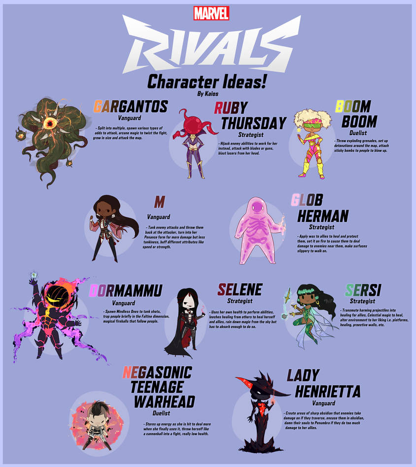Cool Rival Names Rivals Character Ideas - 3 by Kaiology on DeviantArt