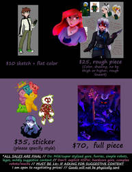 Commissions open! [Update, $5 comms!]