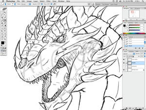 Lava Dragon .:WIP:.