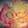 Super Sonic and Amy Rose