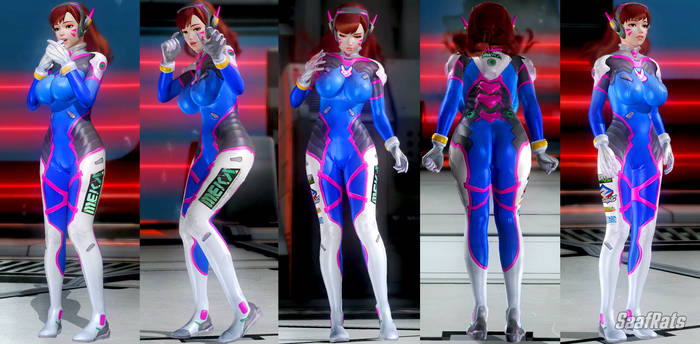 D.Va - default costume (Preview) [DOA5LR]