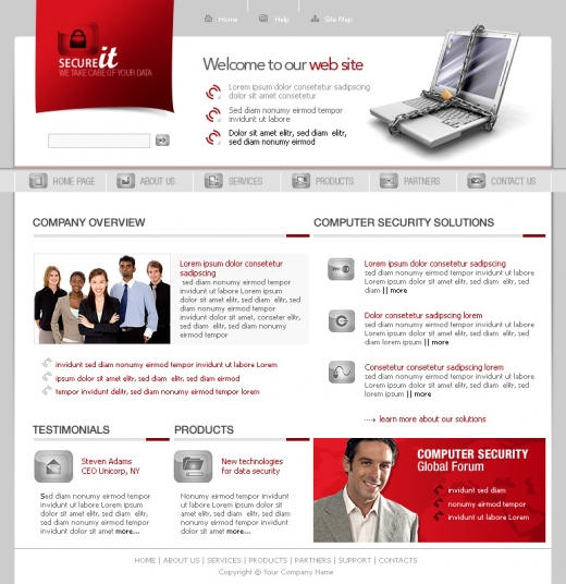Computers layout psd FREE :6 by 14koles14 on DeviantArt