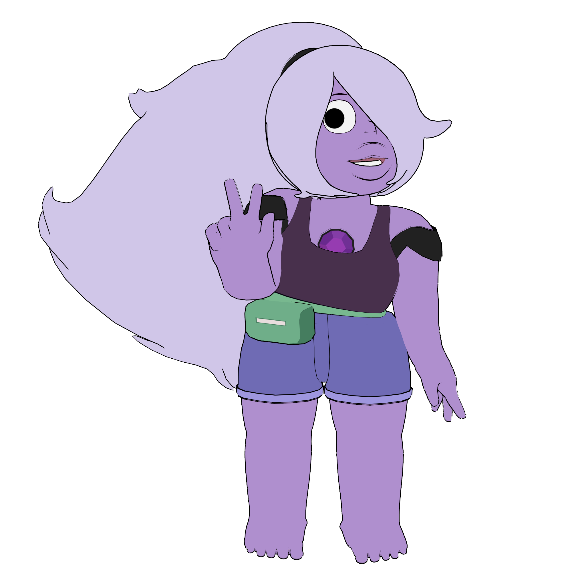 [MMD](Steven Universe) Beach Amethyst