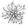 Flower Tendrils Tattoo Design