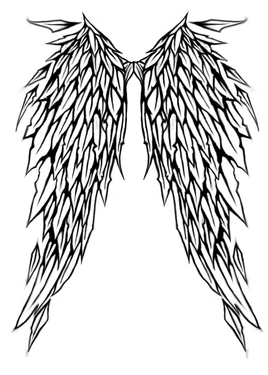 Angel Wings Tattoo Design by NatzS101 on DeviantArt