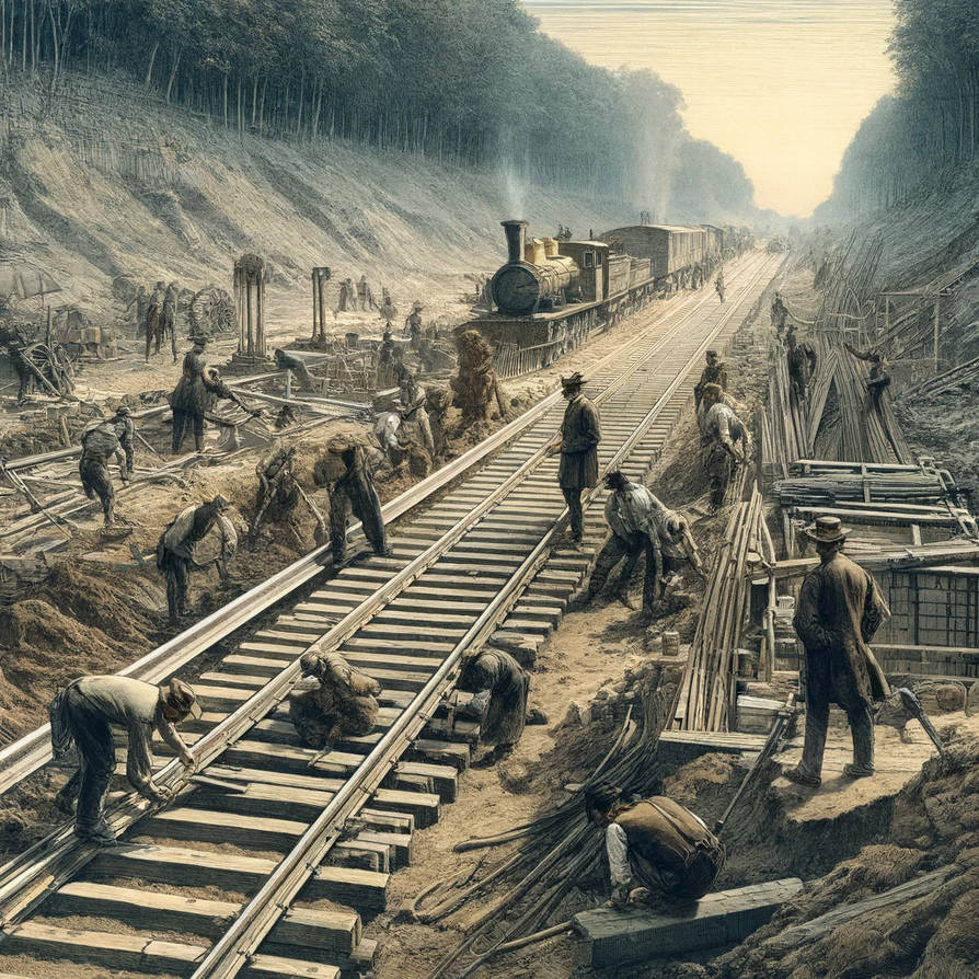 Build Railroad Building the Railroad by Taylor-eOS on DeviantArt