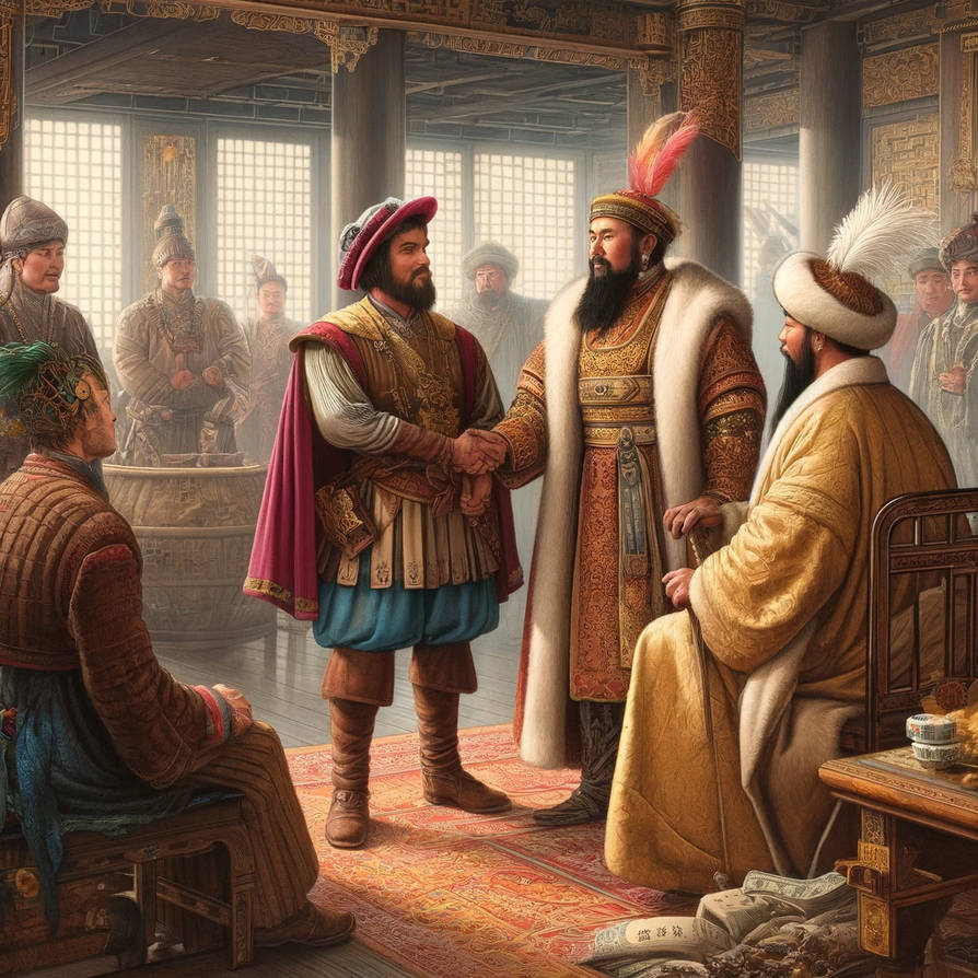 Marco Polo Meets Kublai Khan by Taylor-eOS on DeviantArt