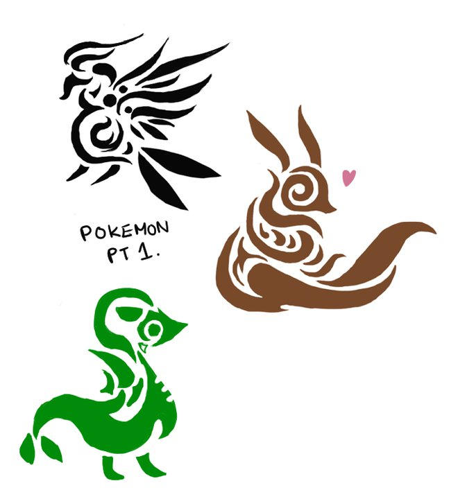 Pokemon Patterned Designs by everlastingwish on DeviantArt