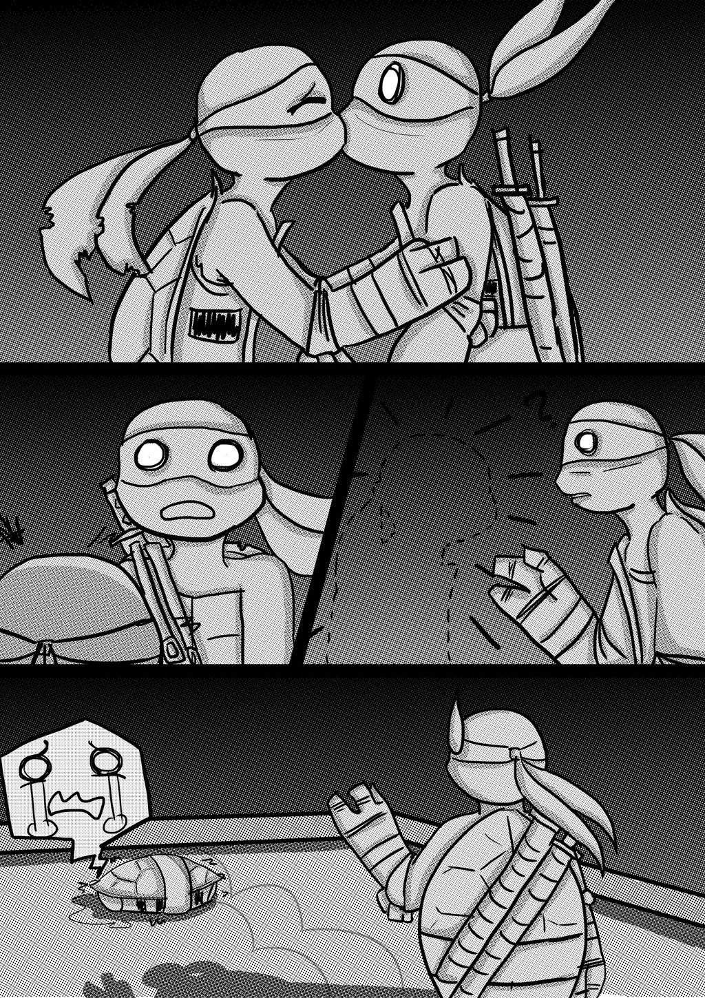 Leo X Raph Rise TMNT - Rev!Raph x Leonardo - Kiss and hide by TheNightmareGirls on ...