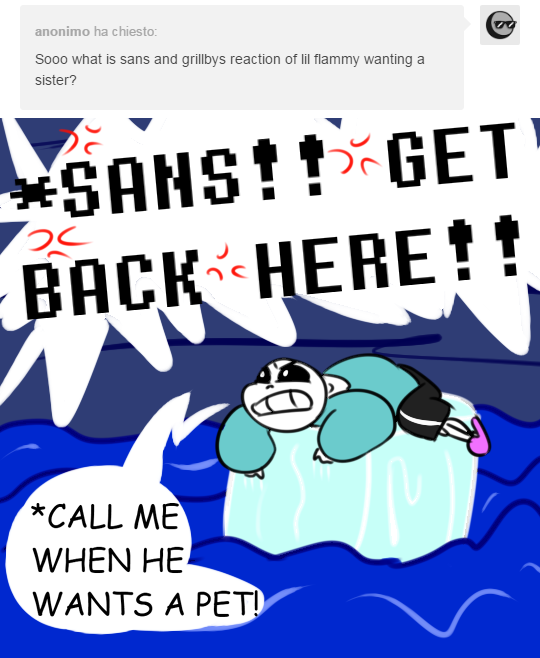 Ask Sansby and son #48 - Sans, come back now