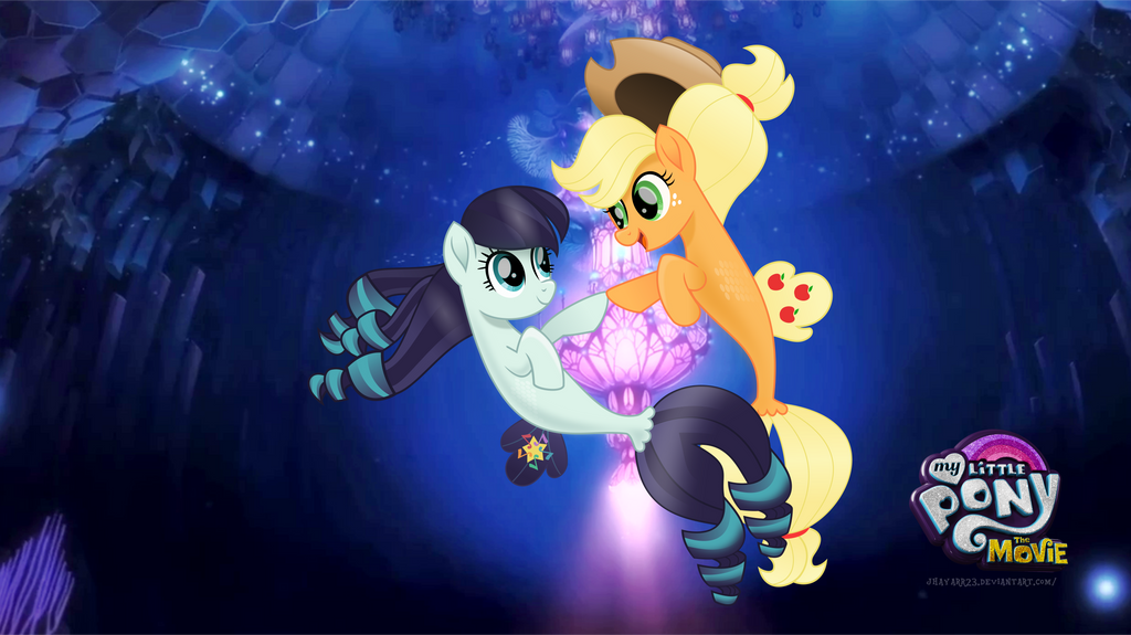 Coloratura and Applejack - MLP Movie Wallpaper