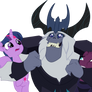 Storm King with Twilight and Tempest Shadow