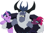 Storm King with Twilight and Tempest Shadow