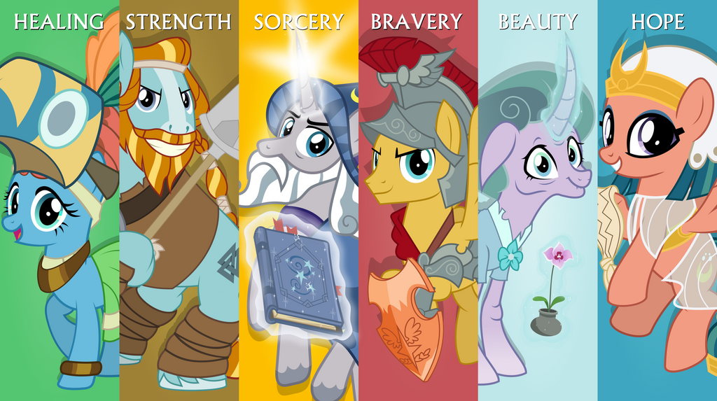 Mlp Magic Types MLP Wallpaper - Legends of Magic by jhayarr23 on DeviantArt