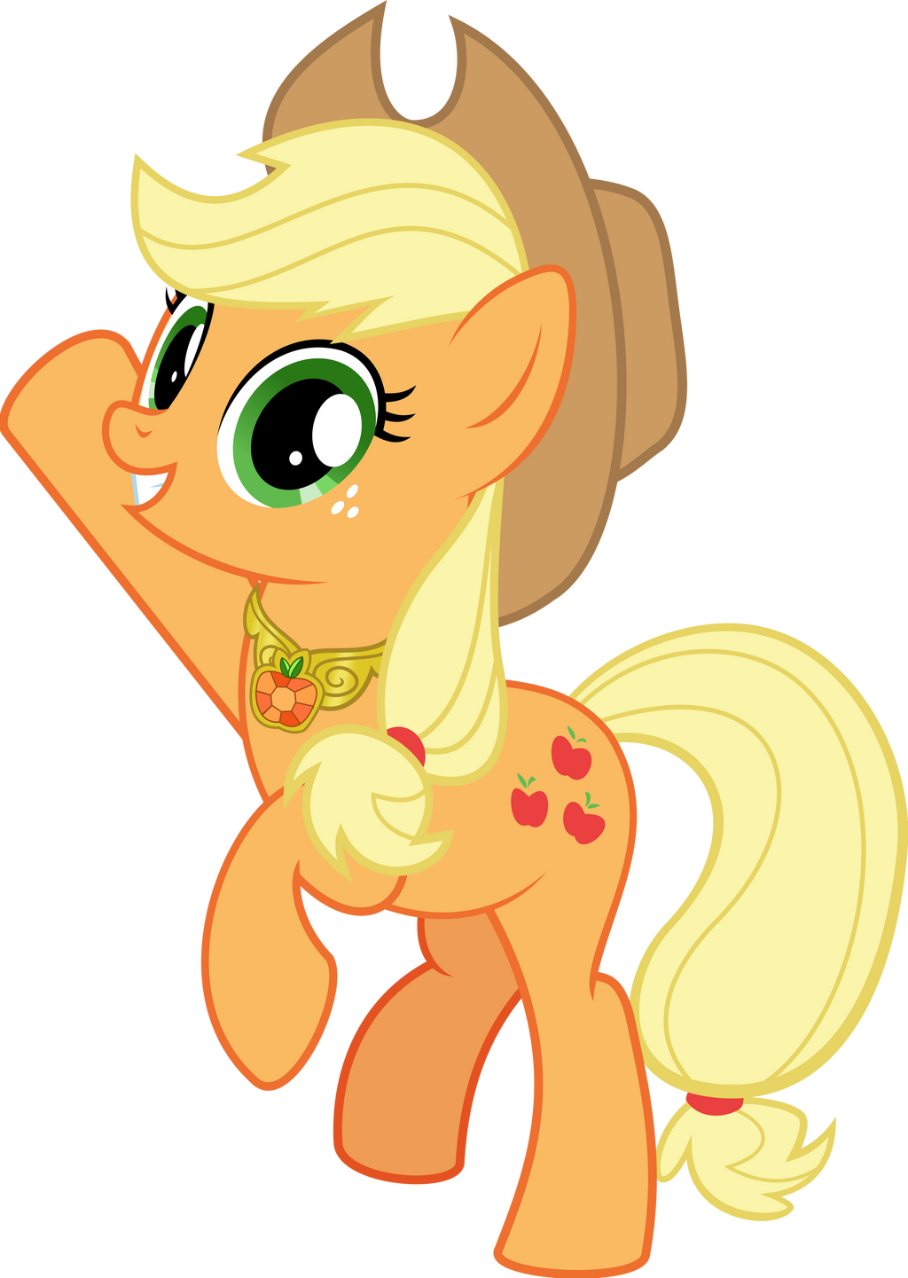 Applejack Front MLP Vector - Applejack #1 by jhayarr23 on DeviantArt