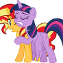 MLP Vector-Sunset Shimmer and Twilight Sparkle #2