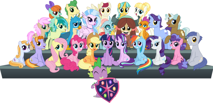 MLP Vector - The Class of Friendship