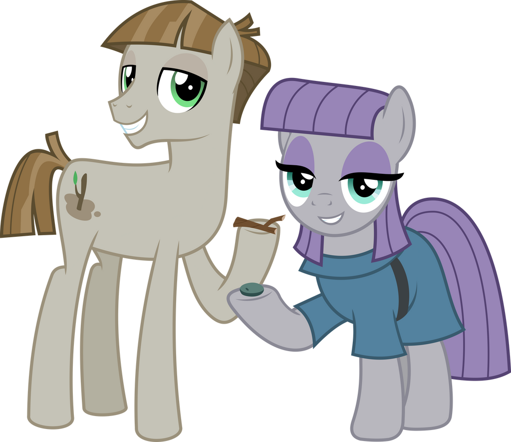 MLP Vector - Mudbriar and Maud Pie