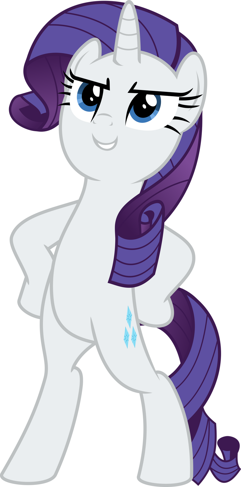 MLP Vector - Rarity #5 by jhayarr23 on DeviantArt
