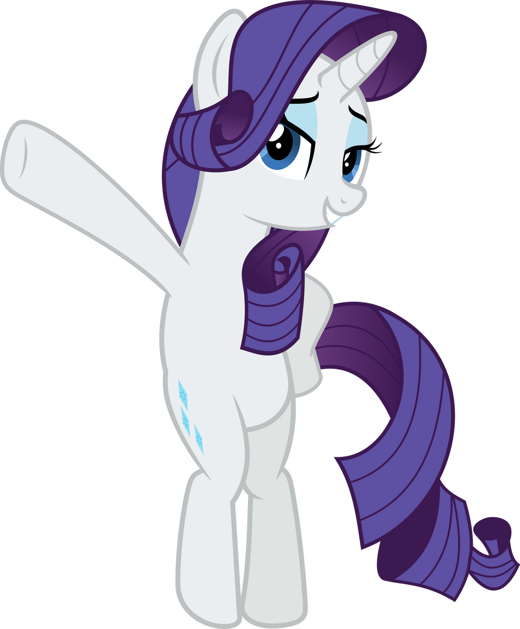 MLP Vector - Rarity #7 by jhayarr23 on DeviantArt