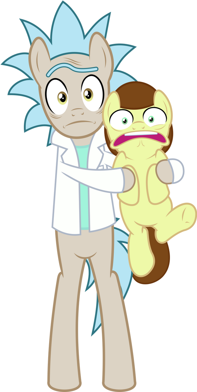 My little pony rick online and morty