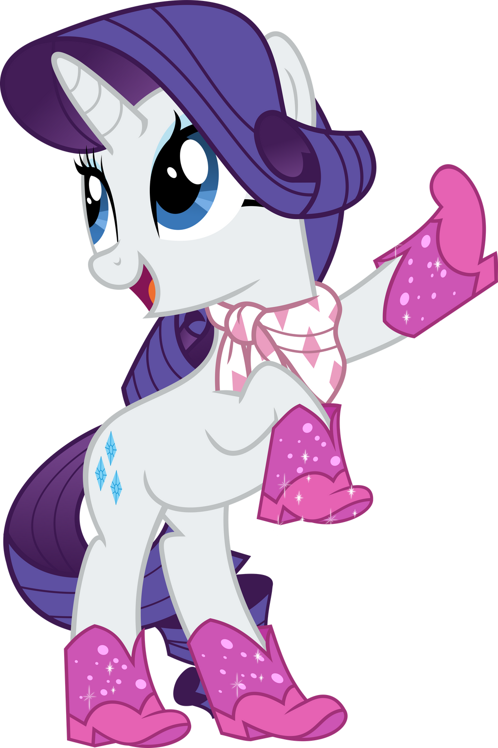 MLP Vector - Rarity #9 by jhayarr23 on DeviantArt