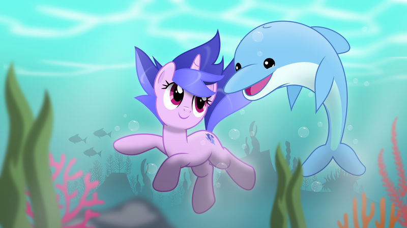 Comm: Sea Swirl and her Friend by jhayarr23
