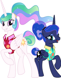 MLP Vector - The Princesses in Vacation