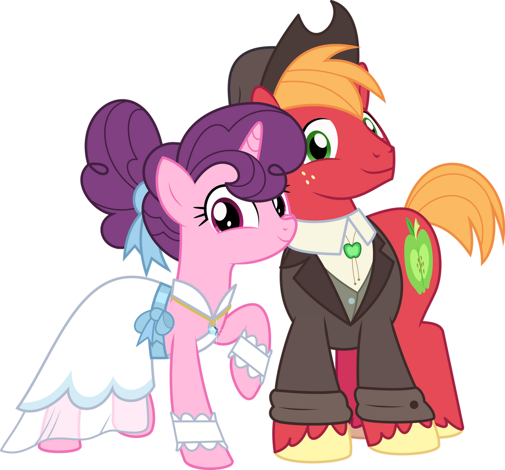 MLP Vector Big Mac and Sugar Belle 2 by jhayarr23 on DeviantArt
