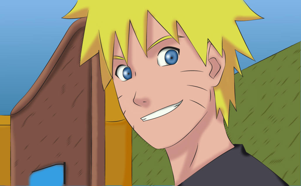 Naruto smiling by animemarianaruto on DeviantArt