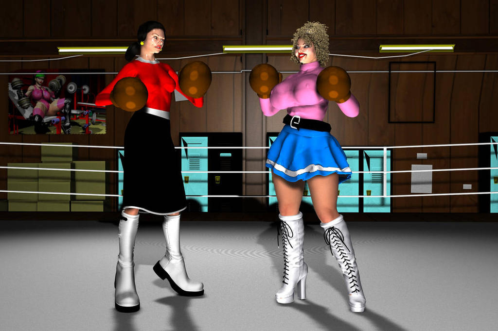 April Boxing April vs Olive Labyssitory Style by ike306 on DeviantArt
