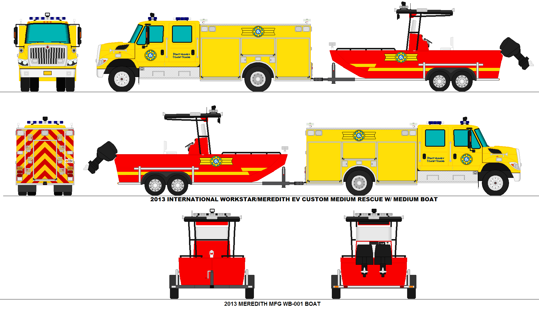 Pontypandy Coast Guard (International Workstar)
