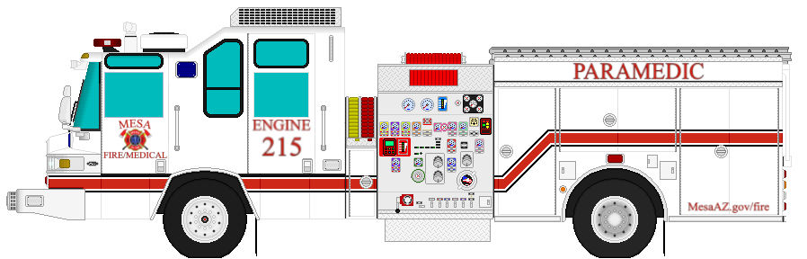 Mesa Fire and Medical Engine 215 by Tigerleprechaun42 on DeviantArt