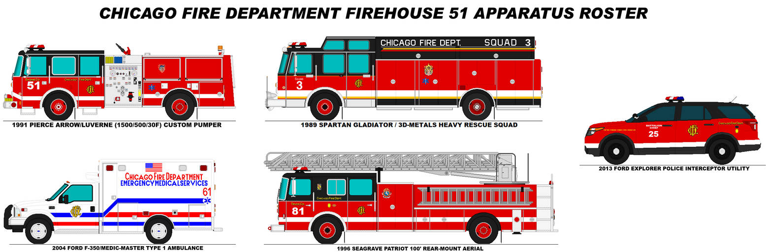 CFD Firehouse 51 Apparatus Roster by Tigerleprechaun42 on DeviantArt