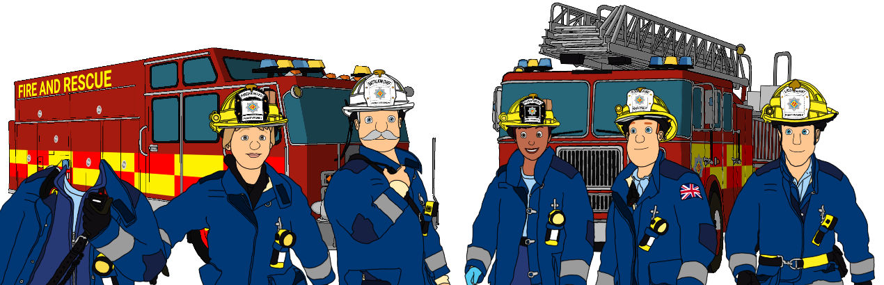 Pontypandy Fire Service (USA Uniforms) (Update 3) by Tigerleprechaun42 ...