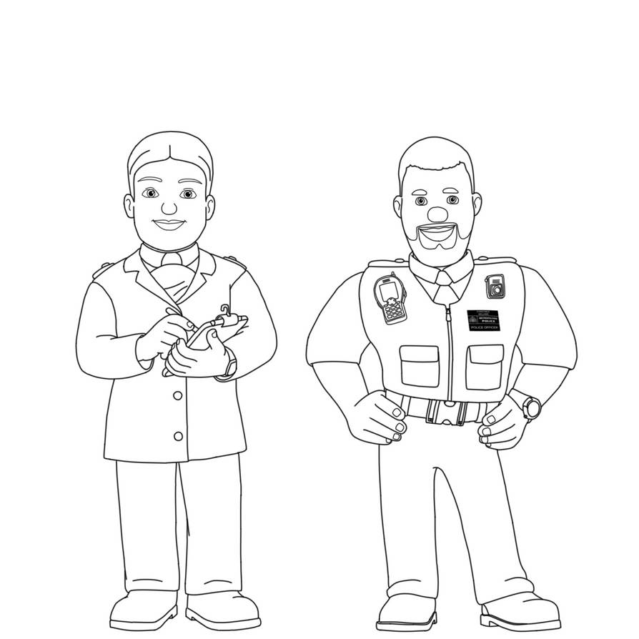 PC Malcolm Williams and PC Rose Ravani by Tigerleprechaun42 on DeviantArt
